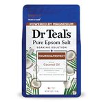 Dr Teal's Pure Epsom Salt Soak, Nourish & Protect with Coconut Oil, 3lbs (Packaging May Vary)