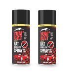 Shadow Securitronics TOM Cat Rat & Mouse Repellent for Car | Rodent Repellent for Car Engine| Highly Effective | Leak Free 100 ML |Pack of 2