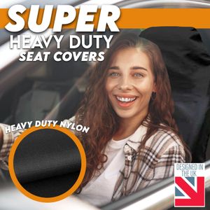 Xtremeauto Heavy Duty Car Seat Covers – Universal Fit, Durable Protection