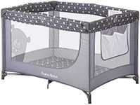 Pamo Babe Portable Crib Baby Playpen with Mattress and Storage Bag