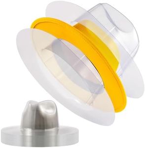 LADYBRO 10Sets Wide Brim Fedora Hat Holder - 360° Protect Hats in Travel or Transport, Great for Storage Hats, Plastic Cap Mold Protectors, Ideal Collectors Gift