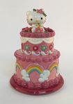 Blue Sky Clayworks Hello Kitty Birthday Cake Cookie Jar, 9.25-inch Height, Holiday Decoration