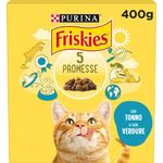 Friskies Adult CROCCHETTE for the Cat with Tuna and Vegetables Additions, 400 g – Pack of 20 Pieces