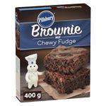 Pillsbury Chocolate Fudge Chewy Brownie Mix, 400 Grams Package of Brownie Mix, Baking Mix, Tastes Like Homemade, Easy To Bake