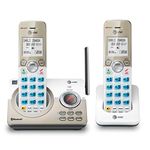 AT&T DL72219 Expandable Cordless Phone with Bluetooth Connect to Cell, Smart Call Blocker and Answering System