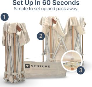 Venture Large Baby Playpen – Taupe Safety Play Yard
