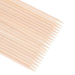 D.B.Z.® 20 Pcs Orange Wood Sticks For Nail Art Cuticle Pusher Remover Manicure Tools