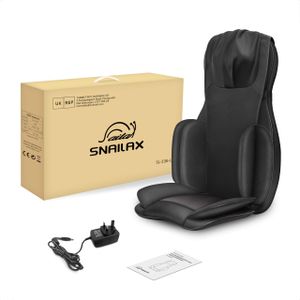 Snailax Full Body Massage Chair Pad – Heated Back and Seat Massager