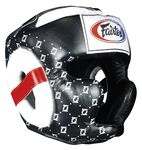 Fairtex Super Sparring Headguard, Black, Large