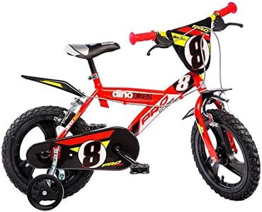 Vélo pour Enfant Dino Bikes Pro Cross Série 23 Taille 12" - 14" (Cercle 14 Pouces)