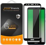 Supershieldz (2 Pack) Designed for Huawei (Mate 10 lite) Tempered Glass Screen Protector, (Full Screen Coverage) Anti Scratch, Bubble Free (Black)