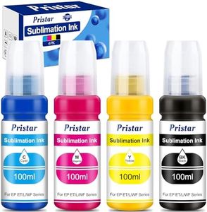 Pristar Sublimation Ink for EPS Ecotank ET 2803 ET-2800 ET-4800 ET-2850 2840 ET-2710 ET 2720 ET 2760 ET-15000 ET-3760 ET-2400 ET-2750 5170 400ml Supertank Printer Autofill Ink for Sublimation Transfer