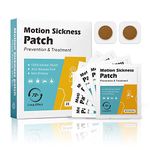 MQUPIN Motion Sickness Patches, 20 Counts Sea Sickness Patch for Travel of Cars Ships Airplanes Fast Acting No Side Effects (20)