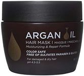 Luseta Argan Oil Hair Mask for Damaged Hair Deep Conditioning Thickening for Thin Hair Hydrate for Dry Hair 16.9 oz