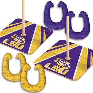 YouTheFan NCAA LSU Tigers Horseshoe Bags