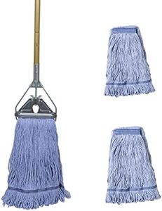 Midoneat Loop-end String Wet Mop ,Heavy Duty Cotton Mop,Commercial Industrial Grade Mop for Floor Cleaning