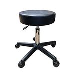 Deluxe Thick Padding Round Height Hydraulic Adjustable Rolling Stool Spa Facial Massage Tattoo Doctor Technician Office Home use