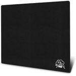 SkyPAD glass 3.0 gaming mouse pad with cloud logo | Professional Large Mouse Mat | 300x350mm | Black | Special glass surface with improved precision and speed