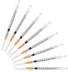 Disposable 1ml syringe with 25G 1in