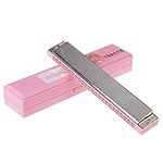 TSACTE Harmonica Polyphony 24 Hole Key of C Prime for Children, Student, Adult beginner (Pink)