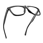 Matte Black Sturdy Frame Blue Light Reading Glasses Men to Look Modern with High Vision - Large & Durable Readers for Men - Comfortable for all Face Shape Blue Light Glasses - 0.50 Reading Glasses Men