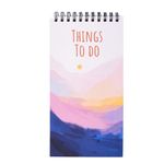 Papboo Easy to Carry To-Do List, Planner, Check list With 80 Printed Sheets Matte Finished Cover (Things Pink)