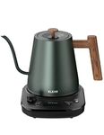 KLEAH Gooseneck Electric Kettle with Temperature Control - 0.8L Automatic Shut Off Tea & Coffee Kettle, Hot Water Boiler Pour Over Coffee Kettle, 1200W Quick Heating Keep Warm, Green