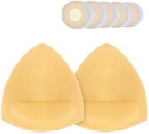 Nimiah Double-Sided Sticky Bra Inserts - Sticky Push up Breast Pads Self-Adhesive on Both Sides for Bikini Dress Beige, Beige, 32-34AB