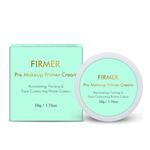 Firmer Pre Make-Up Primer Cream Multifunctional Skin Perfector, Skin Firming, Skin Illuminating, Face Contouring & Slimming, Anti-Aging Hydrating Makeup Primer For Youthful Glow, Paraben Free - 50 GM