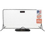 Soccer Rebounder Net 6x12 Feet Practice Soccer Training Equipment | Portable, Easy Assembly, Steel Frame | Perfect for Practicing Backyard Volley, Solo Training,Kickback, Passing, Pitchback