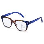 AEC Profuse1 Reading Glasses with BlueRazr Blue Light Blocking Lens - Available with Single and Multi-Focus Vision Lenses. (+2.00, Multi-Focus(Progressive) Vision, Turtle Blue)