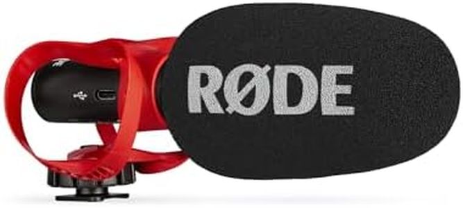 RØDE VideoMic GO II Ultra-Compact On-Camera Shotgun Microphone with Both 3.5mm and USB Outputs for Filmmaking, Content Creation, Podcasting and Video Calls