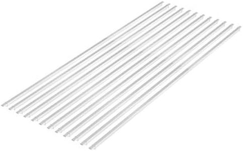Vita VA42024 White (12) 1.5" sq x 133.25" Vinyl Shade Kit for 10x10 Pergola VA42024-1, 10 by 10'