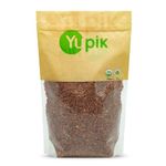 Yupik Organic Red Jasmine Rice, 1 kg, Non-GMO, Vegan, Kosher, Long Grains, Whole Grain, Salt-Free, Fragrant Rice, Easy Preparation, Ideal for Recipes, Side Dishes, Salads & More