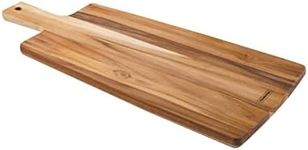 Tramontina Kitchen Bread Board, 48 cm Length x 19 cm Width x 1.8 cm Height, Teak Oil