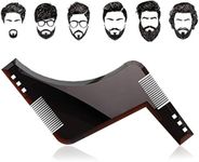 The Beard Black Beard Shaping & Styling Tool with inbuilt Comb for Perfect line up & Edging, use with a Beard Trimmer or Razor to Style Your Beard & Facial Hair