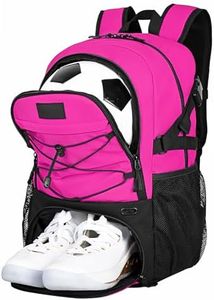 Goloni Soccer Backpack,Basketball Backpack with Ball Compartment & Shoe Compartment,Backpack for Basketball,Soccer, Football, Volleyball, Swim, Gym, Travel