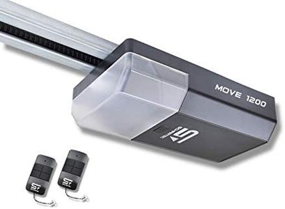 Schartec Move 1200 Garagentorantrieb Serie 3 Set inkl. 2 Handsender und Schiene - elektrischer Torantrieb - Garagentoröffner für Schwingtor und Sektionaltor Garagentor Antrieb