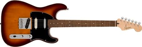 Squier Paranormal Custom Nashville Stratocaster Electric Guitar - Chocolate 2-tone Sunburst