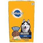 PEDIGREE High Protein Adult Dry Dog Food - Chicken and Vegetable Flavour, 18kg bag