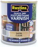 RUSTINS QD Poly Varnish Satin Clear