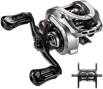 DOVIELLO HICC50 136g/4.8oz Ultralight Baitcaster Reels BFS Reel Baitcasting Fishing Reel 7.1 Gear Ratio 10+1BB 4KG/8.8LB Drag Power Baitcaster Full Carbon High Compact