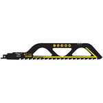 1 x SabreCut SCRS1243HM Tungsten Carbide 305mm 2 TPI S1243HM Medium Bricks Poroton Fibre Cement Concrete Straight Cutting Reciprocating Sabre Saw Compatible with Bosch Dewalt Makita and Many Others