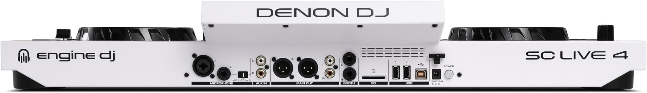 Denon DJ SC LIVE 4 White DJ Controller – 4-Deck Performance