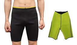 Valentina Hot Mens Shaper Pants Sweat Slimming Sauna Black Shorts