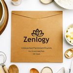 Zenlogy 12 Inch Parchment Paper Rounds (100 Sheets) - Unbleached, Pre-cut, High Heat, Round Liners - Fits 12 inch Round Cake Pans, Pizza Pans, and Air Fryer