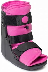 Brace Direct Women's Pink Short CAM Walker Boot, Foot/Ankle Fracture L4361