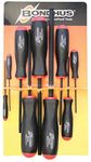 Bondhus 10699 1.5-10mm Ball End Screwdriver Set with ProGuard Finish, 9 Piece