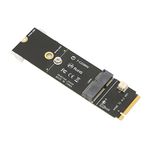 M.2 SSD Riser Card, M.2 A E Key to M.2 M Key Card, Durable NVME WiFi Card, SSD Adapter Card for Network Card, M.2 SSD, Easy Installation