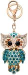 Key Chains Women Cute Keychains for Women Funny Keychain for Her Sister Girl Birthday Gift Bag Wallet Accessories, Owl Blue